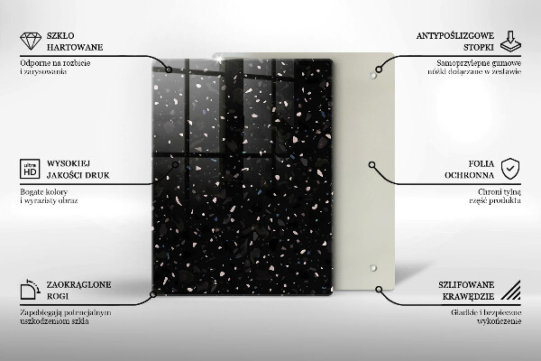 Worktop cover Dark stone