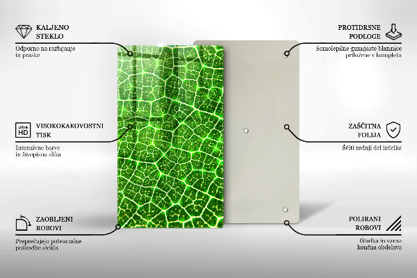 Worktop cover Leaf structure