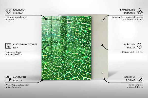 Worktop cover Leaf structure