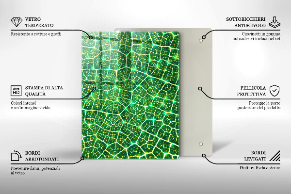 Worktop cover Leaf structure