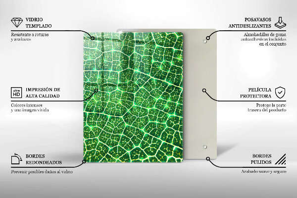 Worktop cover Leaf structure