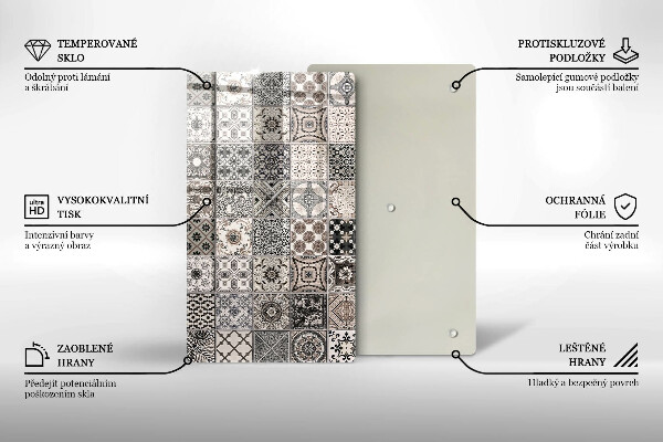Induction hob protector Decorative tiles