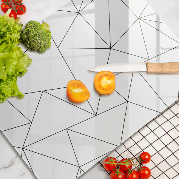 Work surface savers White triangles