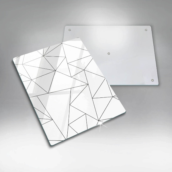 Work surface savers White triangles
