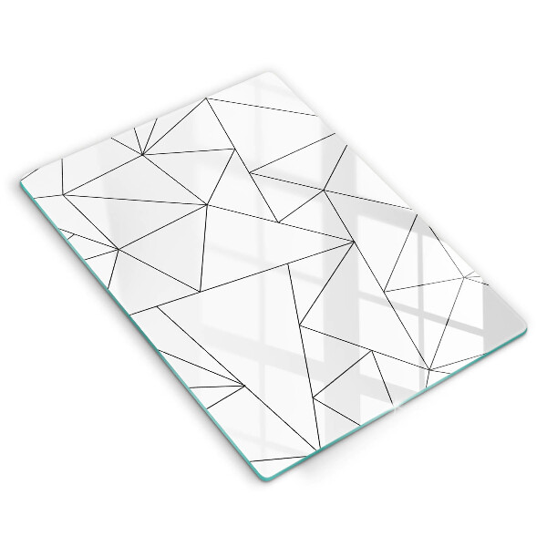 Work surface savers White triangles