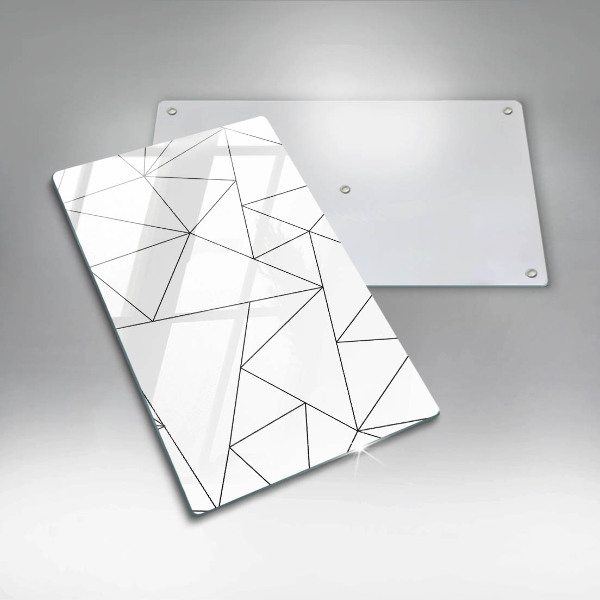 Work surface savers White triangles