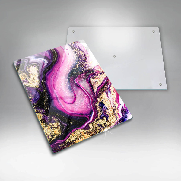 Worktop cover Abstraction design gold