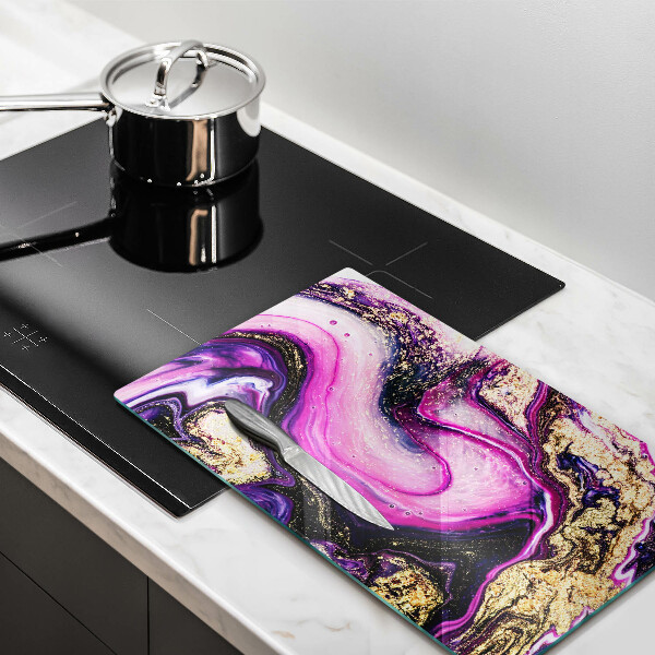 Worktop cover Abstraction design gold