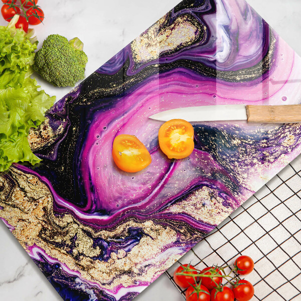 Worktop cover Abstraction design gold