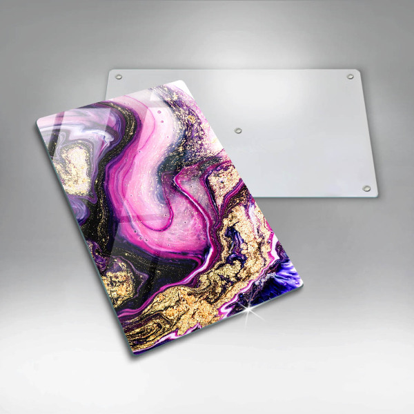 Worktop cover Abstraction design gold