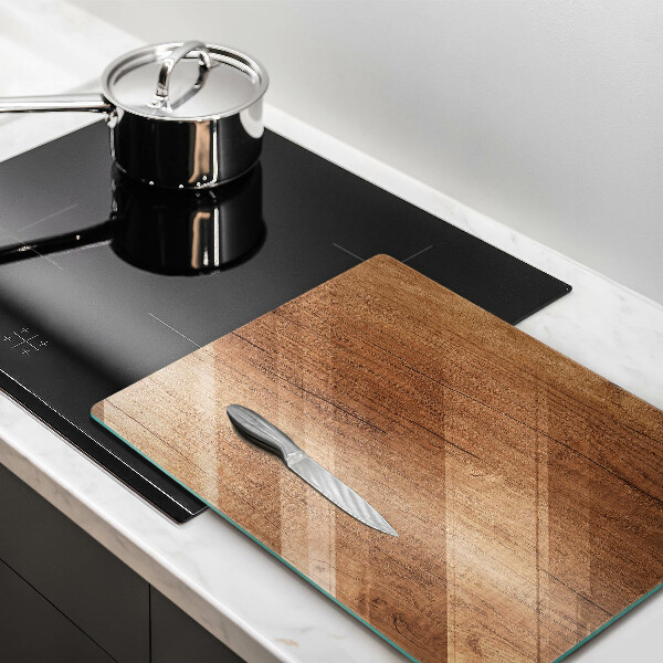 Induction hob protector Wood texture
