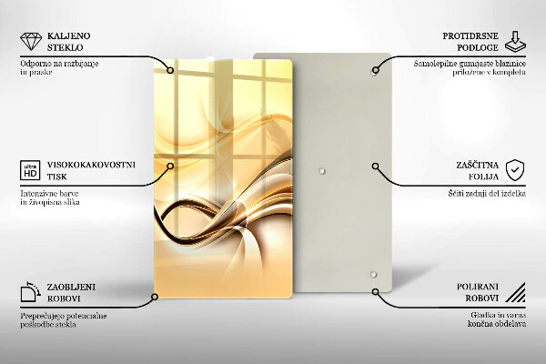 Induction hob protector Abstraction of smoke
