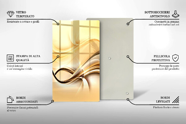 Induction hob protector Abstraction of smoke