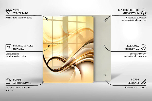 Induction hob protector Abstraction of smoke