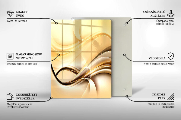 Induction hob protector Abstraction of smoke