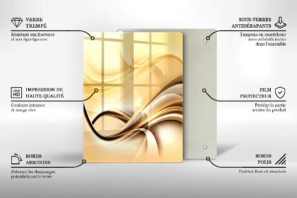 Induction hob protector Abstraction of smoke