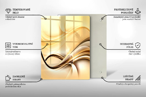 Induction hob protector Abstraction of smoke