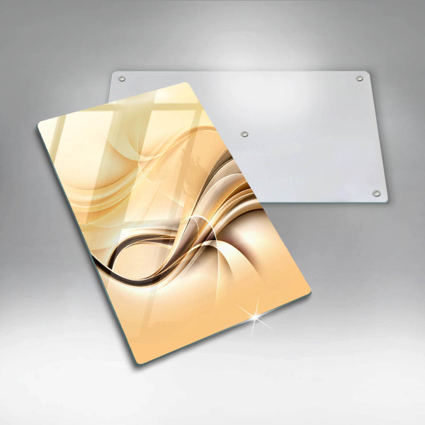 Induction hob protector Abstraction of smoke