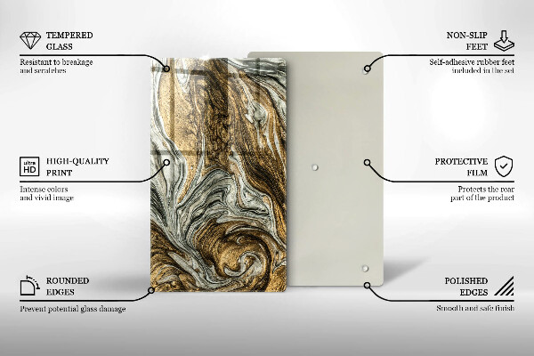 Induction hob protector Rich abstraction