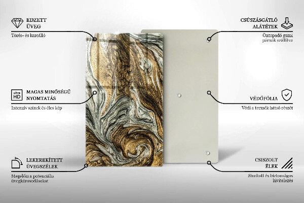 Induction hob protector Rich abstraction