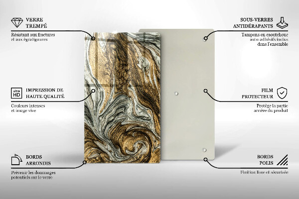 Induction hob protector Rich abstraction
