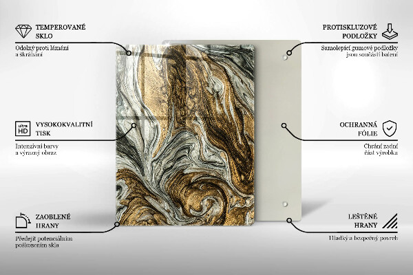 Induction hob protector Rich abstraction