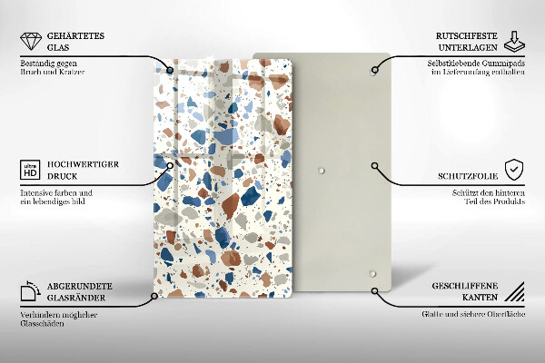 Induction hob protector Decorative stone stone