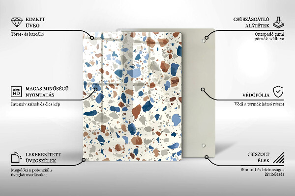 Induction hob protector Decorative stone stone