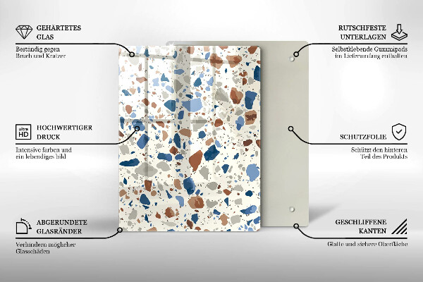 Induction hob protector Decorative stone stone