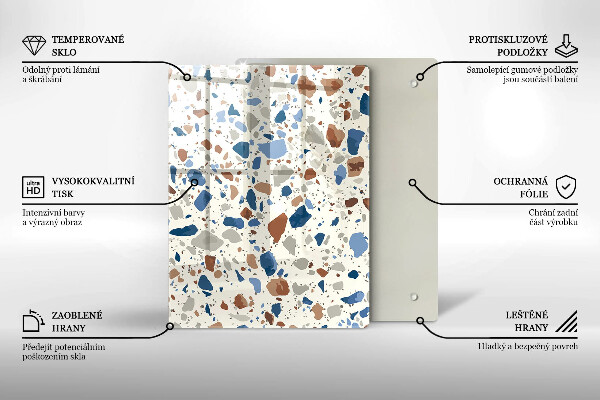 Induction hob protector Decorative stone stone