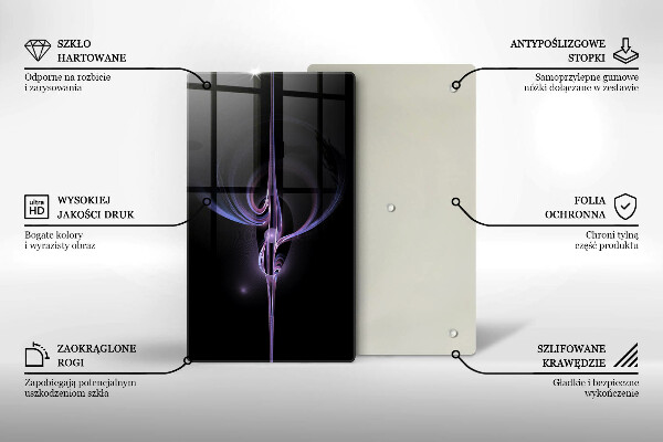 Induction hob protector Modern abstraction