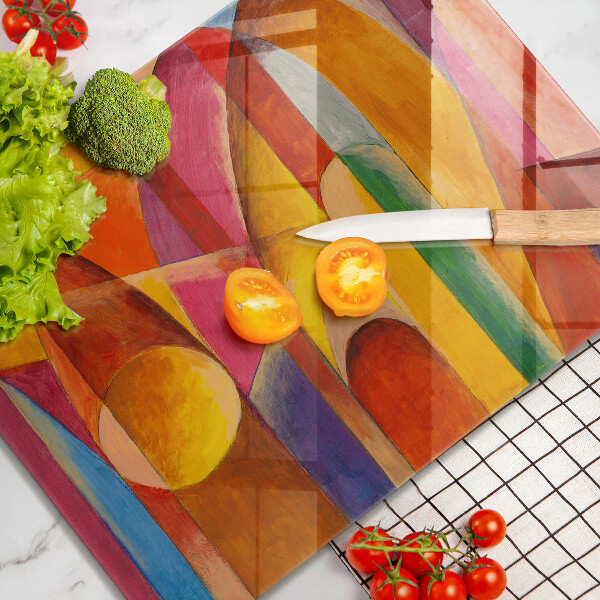 Induction hob protector Colorful abstraction