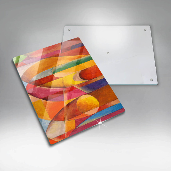 Induction hob protector Colorful abstraction