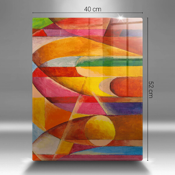Induction hob protector Colorful abstraction