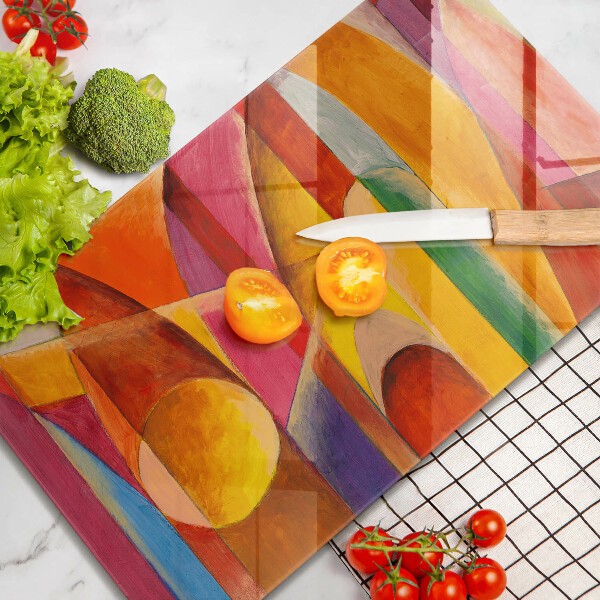 Induction hob protector Colorful abstraction