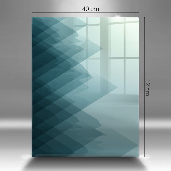 Induction hob protector Abstract mountains