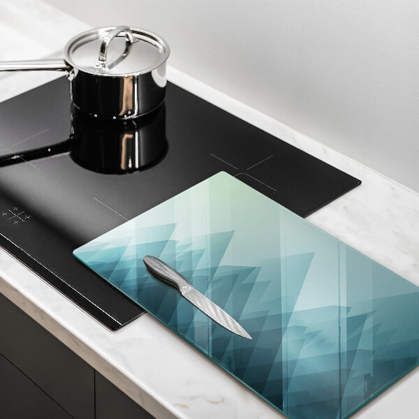 Induction hob protector Abstract mountains