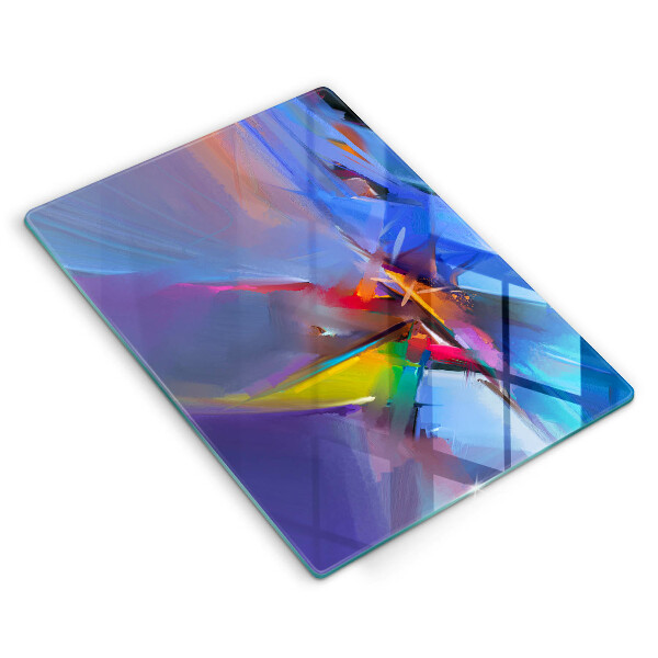 Induction hob protector Painted abstraction