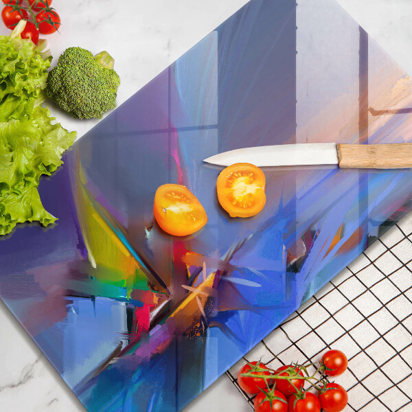 Induction hob protector Painted abstraction