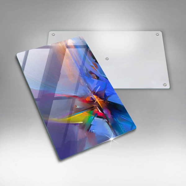 Induction hob protector Painted abstraction