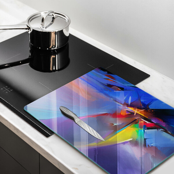 Induction hob protector Painted abstraction