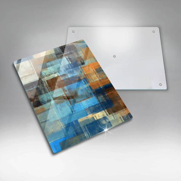 Induction hob protector Painted background