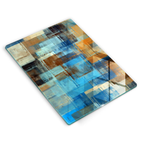 Induction hob protector Painted background