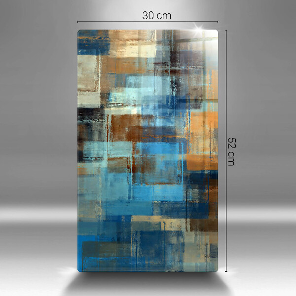 Induction hob protector Painted background