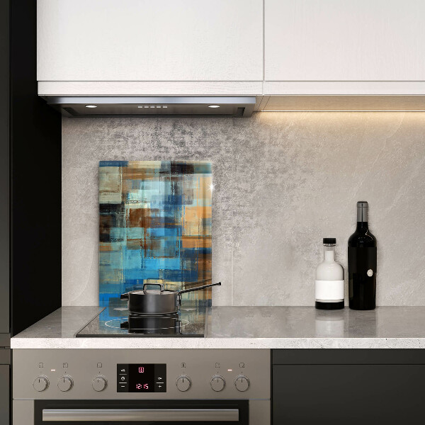 Induction hob protector Painted background