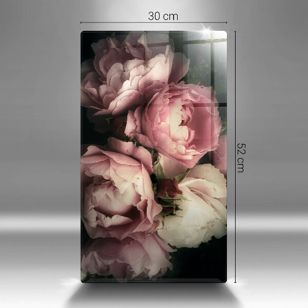 Kitchen countertop cover Peony flowers