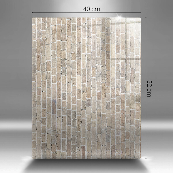 Kitchen countertop cover Wall bright bricks