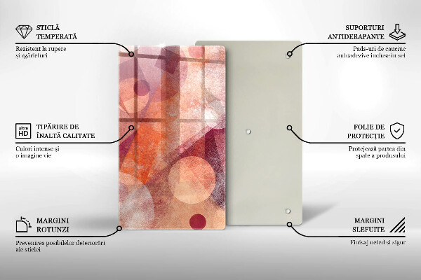 Kitchen countertop cover Abstract art