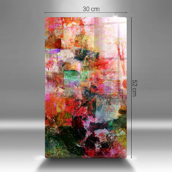 Induction hob protector Paint abstraction