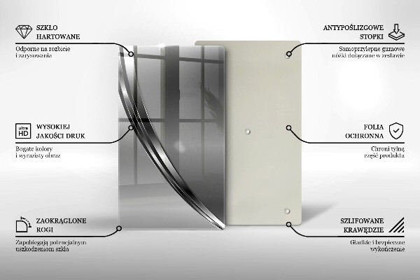 Kitchen countertop cover Metal abstraction